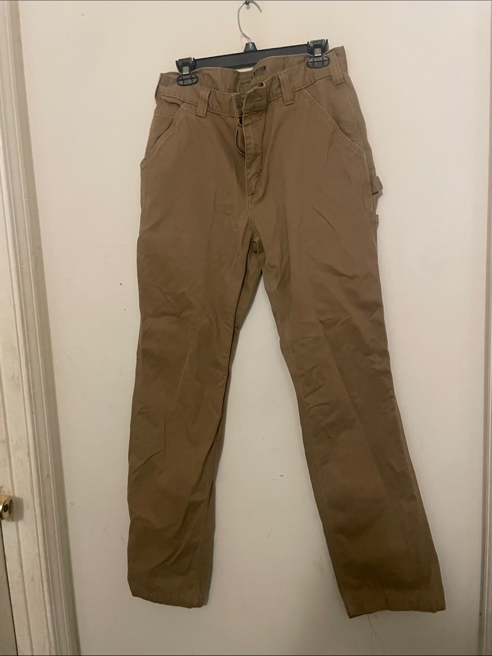 Carhartt Men's Khaki Work Chinos in Brown